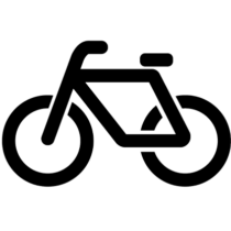 icoon van een fiets