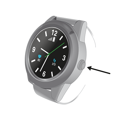 Illustratieve afbeelding Orion III met pijl naar alarmknop